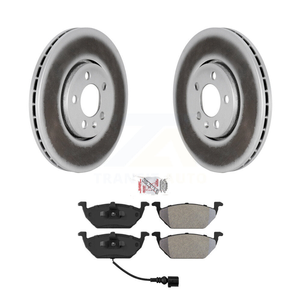 Kit de plaquettes de frein semi-métalliques pour rotors de frein avant pour Volkswagen Golf 2.0 2000-2001