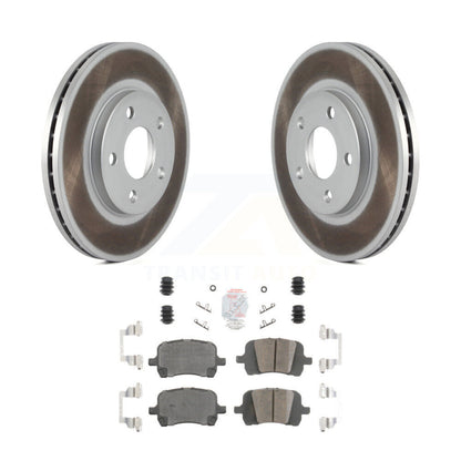Rotors de frein à disque à revêtement avant et Kit de plaquettes en céramique pour Chevrolet Malibu Pontiac G