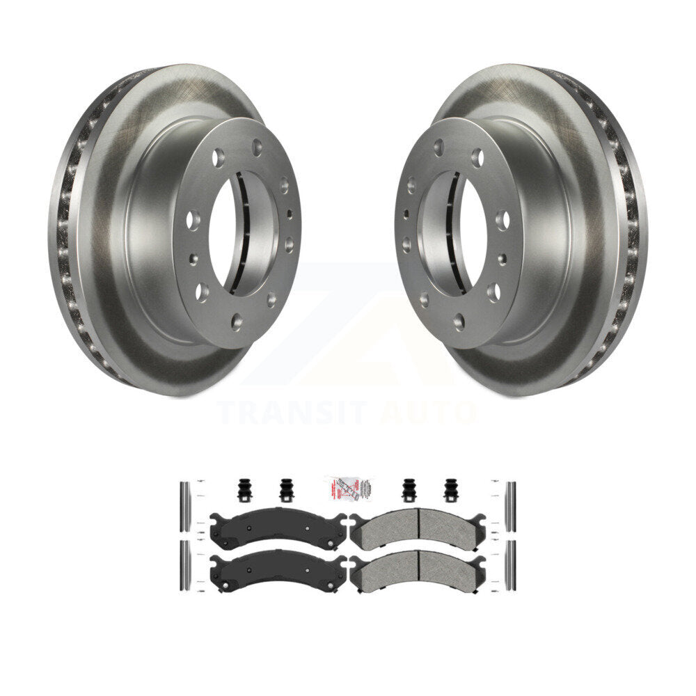 Kit de plaquettes semi-métalliques de Rotor de frein de manteau avant pour GMC Chevrolet Sierra 2500 HD H
