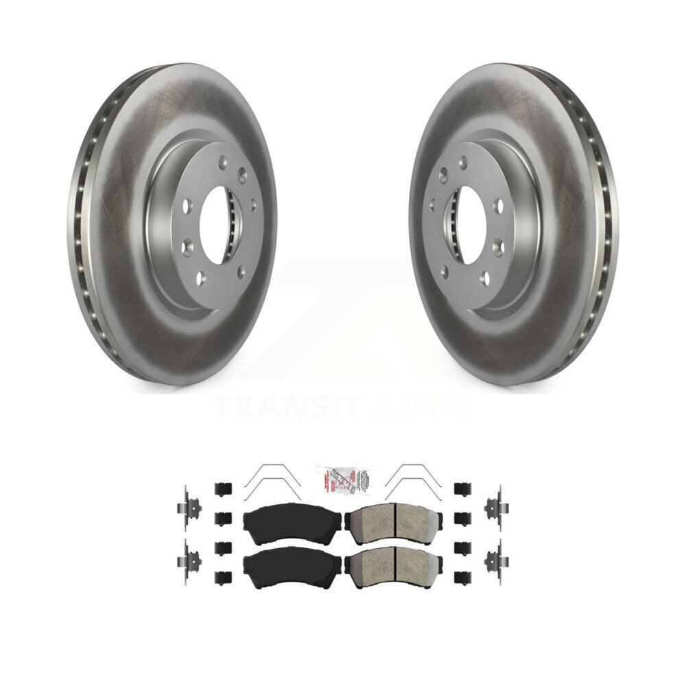 Kit de plaquettes semi-métalliques de Rotor de frein de manteau avant pour Ford Fusion Mazda 6 Lincoln MK