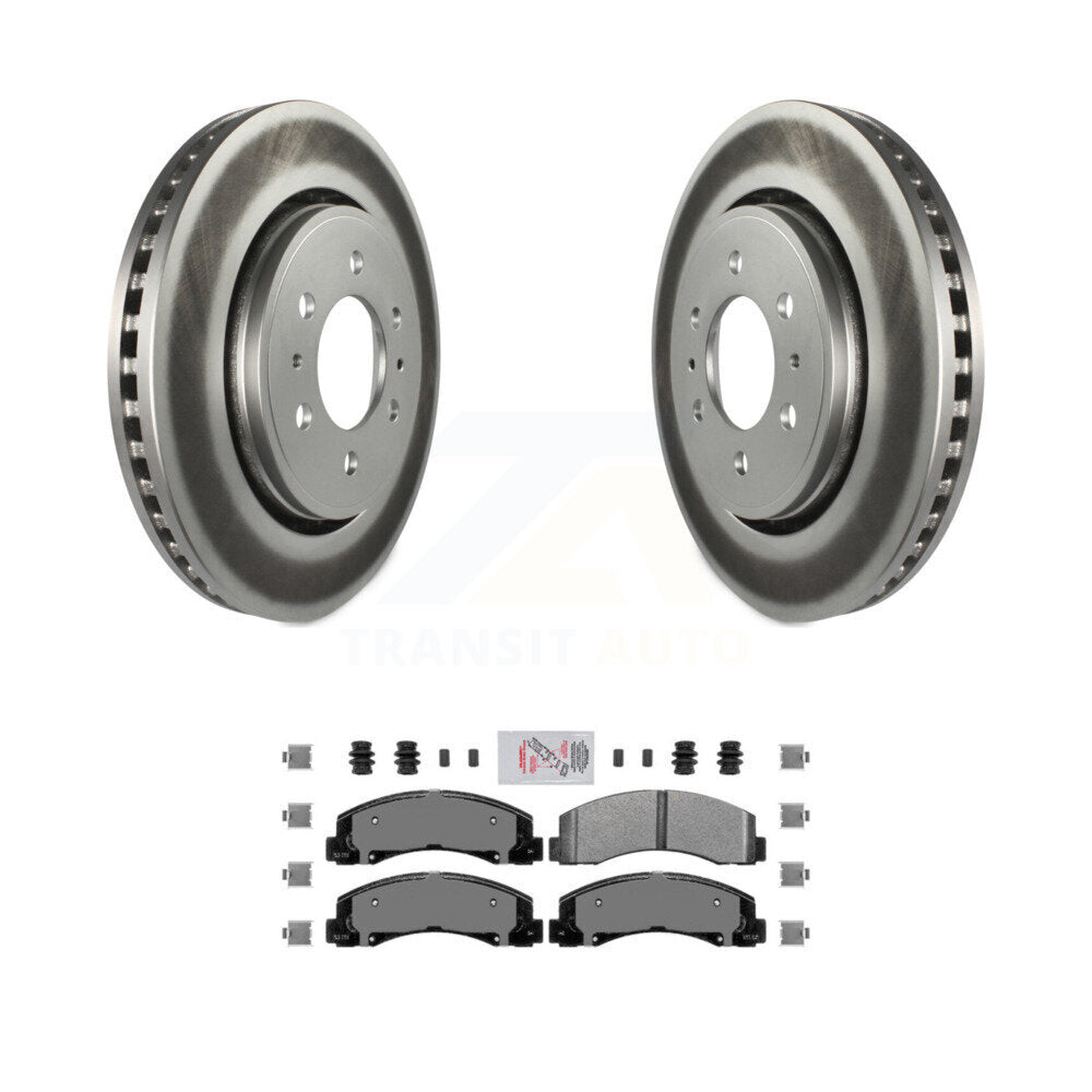 Kit de plaquettes semi-métalliques de Rotor de frein à revêtement avant, pour Ford F-150 Expedition Lincol