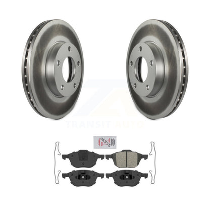 Kit de disques de frein à disque à revêtement avant et de plaquettes semi-métalliques pour Mazda 3 Sport