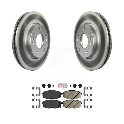 Kit de rotors de frein à disque et de plaquettes en céramique avec revêtement avant, pour Kia Forte koup Forte5