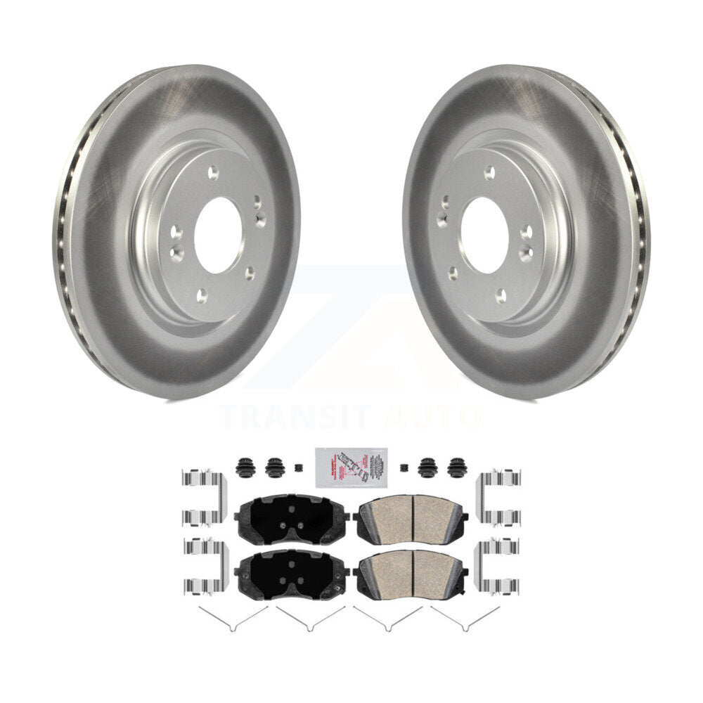 Kit de plaquettes de frein en céramique, Rotor de frein avant, pour Hyundai Sonata Kona électrique Kia Nir