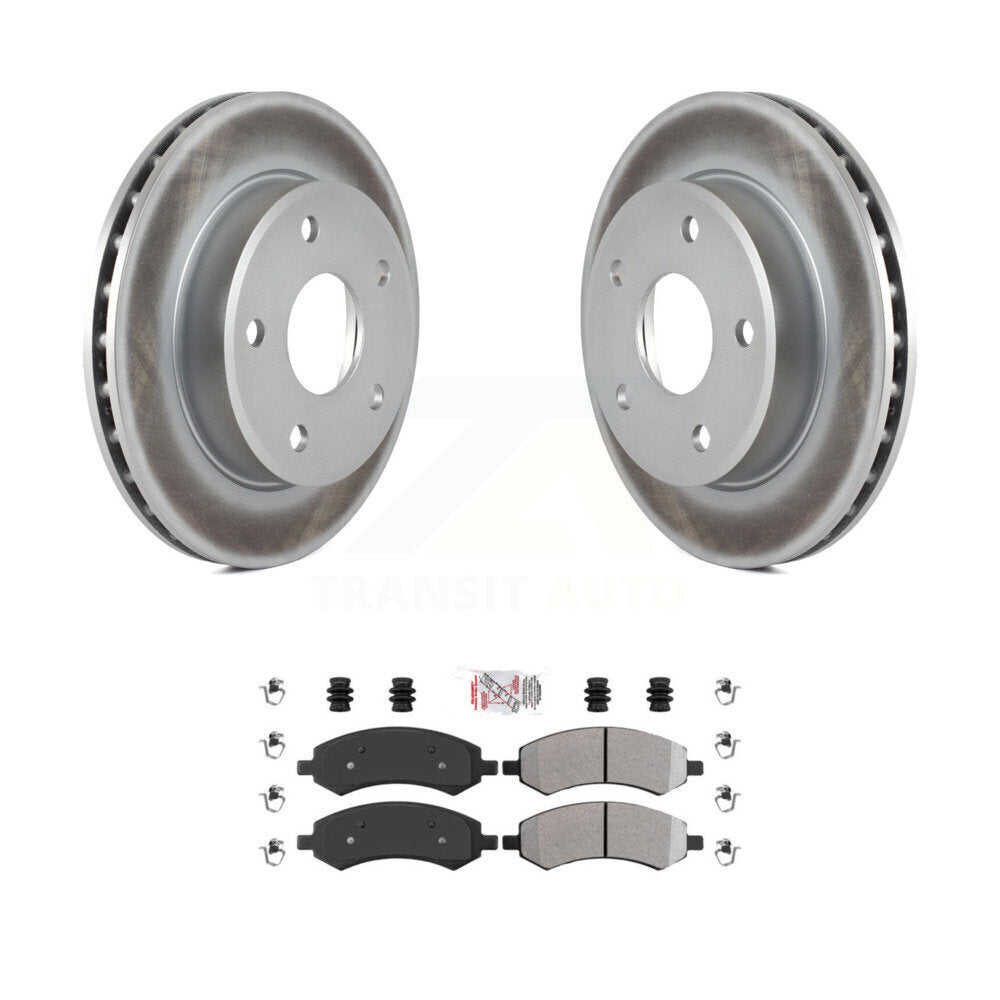 Kit de rotor de frein à revêtement avant et de plaquettes semi-métalliques pour Dakota Dodge Ram mitsubishi