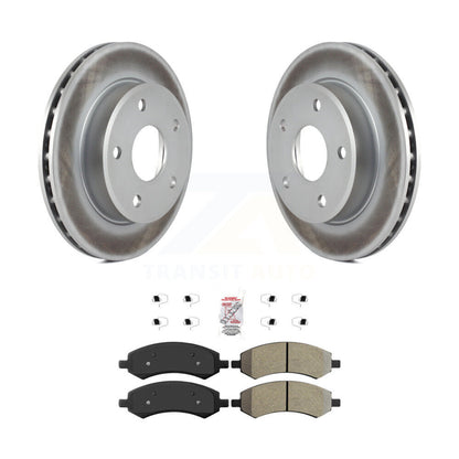 Kit de rotor de frein à revêtement avant et de plaquettes semi-métalliques pour Dakota Dodge Ram mitsubishi
