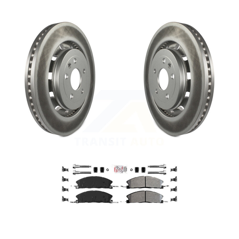 Kit de plaquettes semi-métalliques de Rotor de frein de manteau avant pour Ford Explorer Flex Taurus Seda
