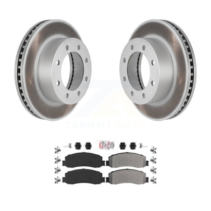 Kit de plaquettes semi-métalliques de Rotor de frein de manteau avant pour Ford F-250 Super Duty F-350 4W