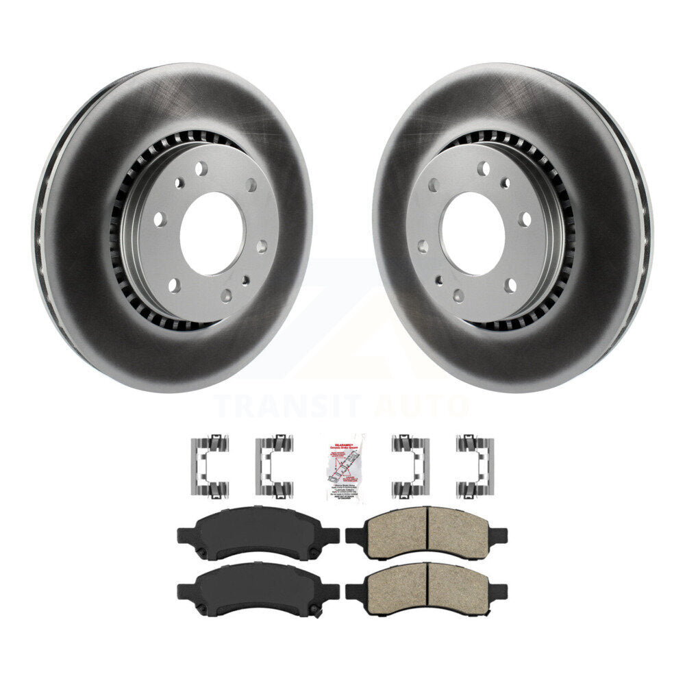 Kit de plaquettes de frein en céramique avec revêtement avant, pour Chevrolet Trailblazer GMC Envoy X