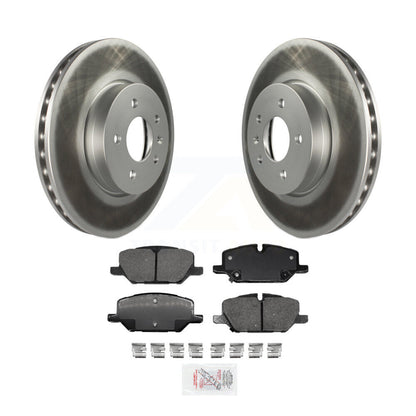 Kit de rotors de frein à disque et de plaquettes en céramique avec revêtement avant pour Cadillac CT4 KGA-100586