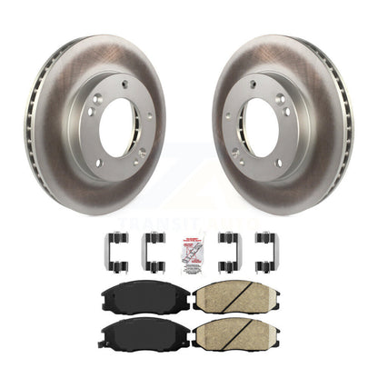 Rotors de frein à disque à revêtement avant et kit de plaquettes en céramique pour Kia Sorento 2003-2006
