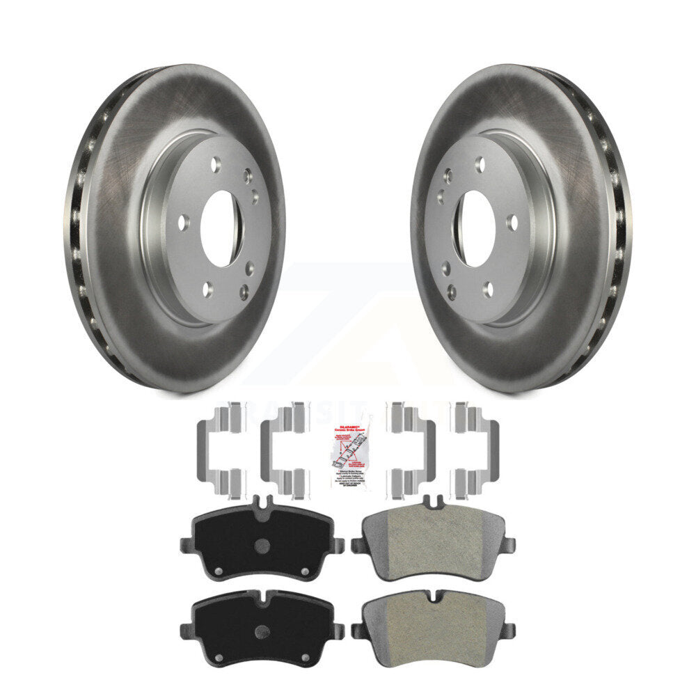 Kit de plaquettes de frein à disque semi-métalliques avec revêtement avant, pour Mercedes-Benz C230 C24