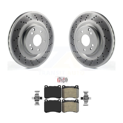 Kit de plaquettes de frein semi-métalliques pour rotors de frein avant, pour Mercedes-Benz C230 SLK350 C32