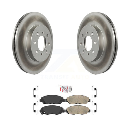 Rotor de frein à disque à revêtement avant et Kit de plaquettes en céramique pour Honda Civic Acura EL Insigh