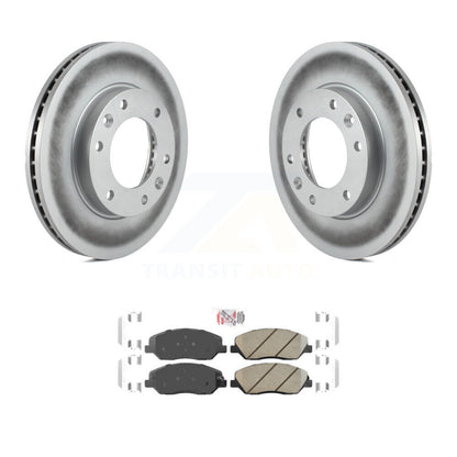 Rotor de frein à disque à revêtement avant et Kit de plaquettes en céramique pour Kia Sedona Hyundai Entourag