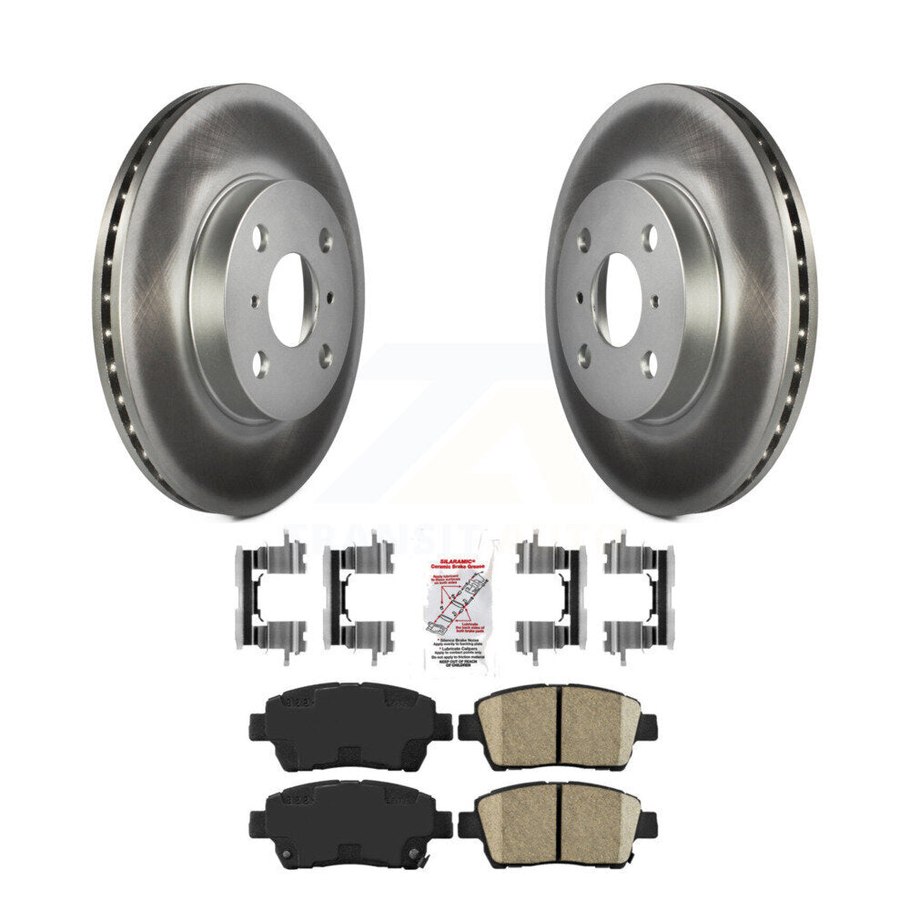 Kit de rotors de frein à disque et de plaquettes en céramique avec revêtement avant, pour Toyota Echo MR2 Spyder