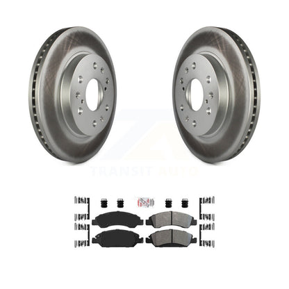 Kit de plaquettes semi-métalliques de Rotor de frein de manteau avant pour GMC Sierra 1500 Chevrolet Taho