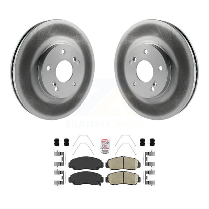 Rotors de frein à disque enduits avant et kit de plaquettes en céramique pour Honda Accord KGA-100724