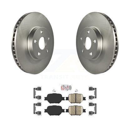 Rotors de frein à disque à revêtement avant et Kit de plaquettes en céramique pour Toyota Celica Scion tC