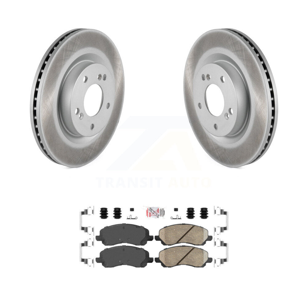 Rotors de frein à disque à revêtement avant et kit de plaquettes en céramique pour Mitsubishi Eclipse Galan
