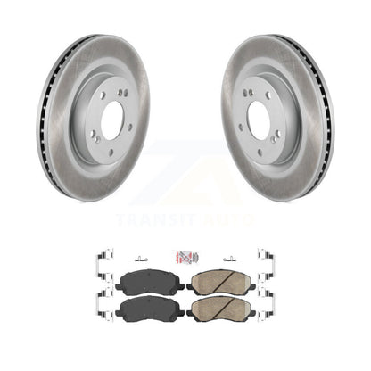 Rotors de frein à disque à revêtement avant et kit de plaquettes en céramique pour Mitsubishi Eclipse Galan