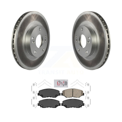 Kit de rotors de frein à disque à revêtement avant et de plaquettes en céramique pour Honda Civic CR-Z