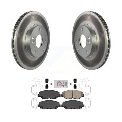 Kit de rotors de frein à disque à revêtement avant et de plaquettes en céramique pour Honda Civic CR-Z