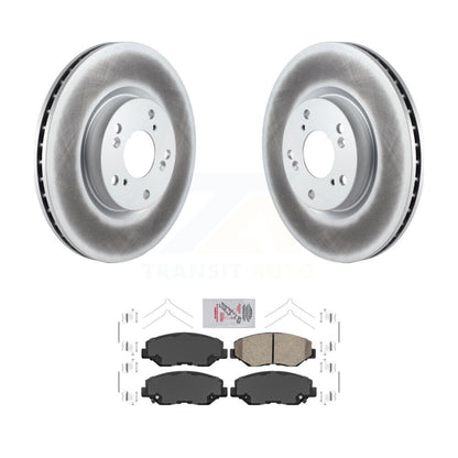 Rotor de frein à disque à revêtement avant et Kit de plaquettes en céramique pour Honda Civic CR-V Acura IL