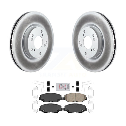 Rotor de frein à disque à revêtement avant et Kit de plaquettes en céramique pour Honda Civic CR-V Acura IL