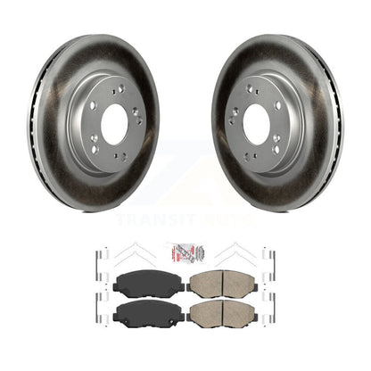 Kit de rotors de frein à disque et de plaquettes en céramique avec revêtement avant pour Acura ILX 2.0L 2013