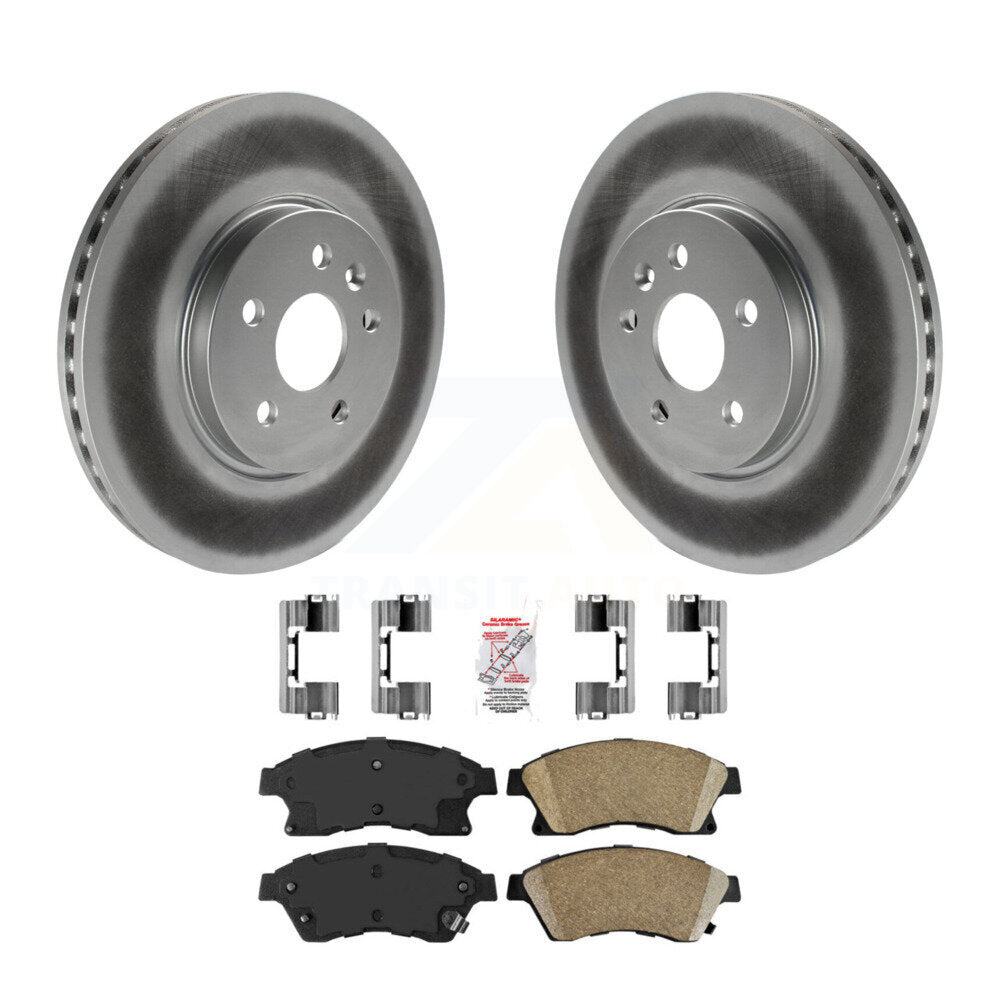 Rotor de frein à disque avec revêtement avant et kit de plaquettes en céramique pour Chevrolet Sonic R 2013-2014