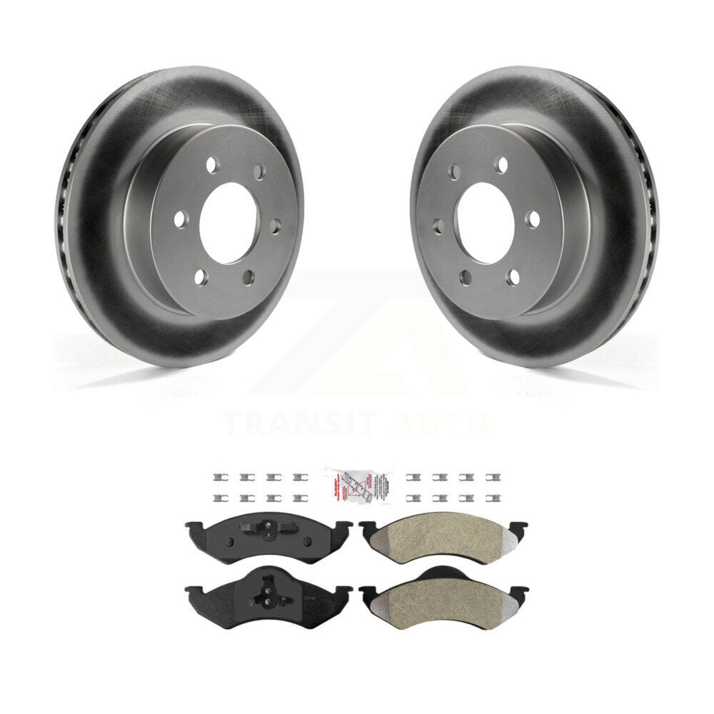Kit de plaquettes de frein semi-métalliques pour rotors de frein avant pour Dodge Dakota Durang 2000-2002