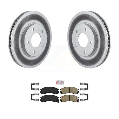 Kit de rotor de frein à disque et de plaquettes en céramique avec revêtement avant pour Mitsubishi Eclipse 2000 3.0