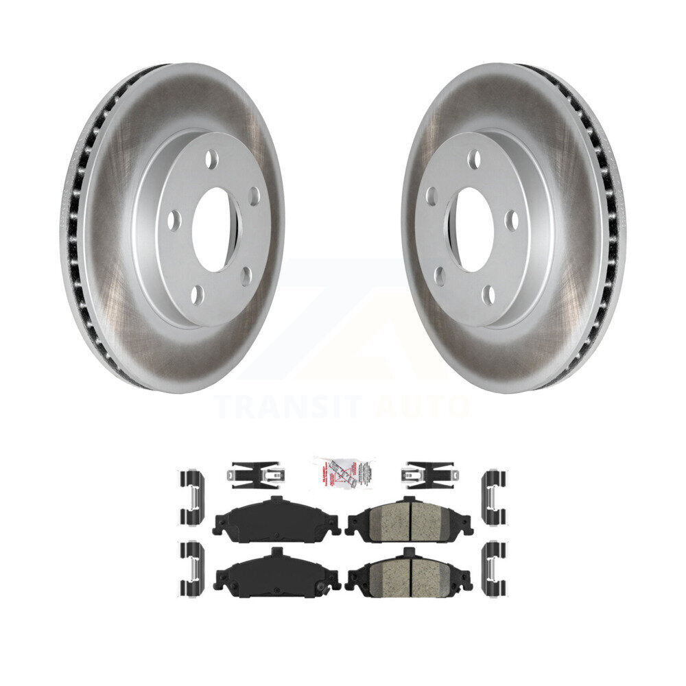 Rotor de frein à revêtement avant et Kit de plaquettes en céramique pour Pontiac Grand Am Chevrolet Malib