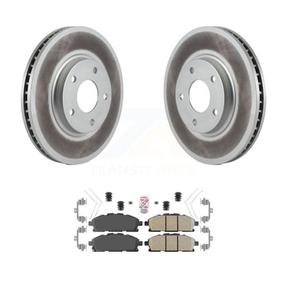 Rotors de frein à disque à revêtement avant et kit de plaquettes en céramique pour Nissan Quest 2011-2017