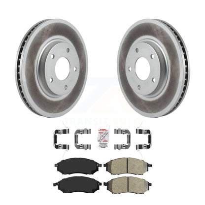 Kit de rotors de frein à disque à revêtement avant et de plaquettes semi-métalliques pour INFINITI Q45 M45