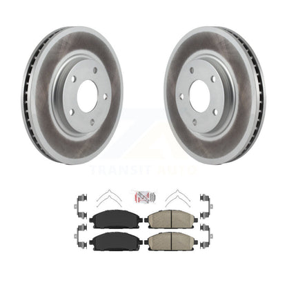 Kit de rotors de frein à disque et de plaquettes en céramique avec revêtement avant pour Nissan Quest 2004-2009