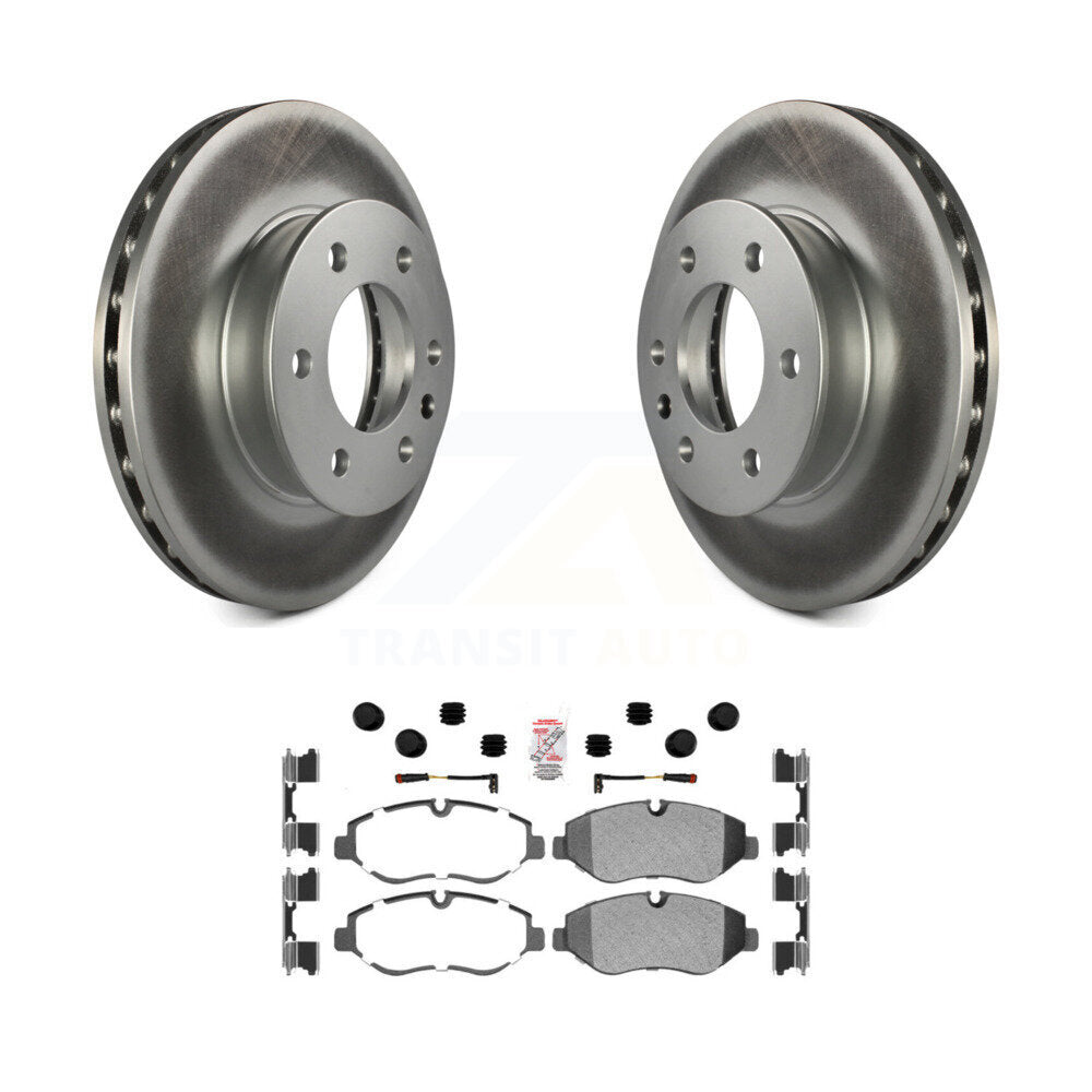 Kit de rotor de frein à revêtement avant et de plaquettes semi-métalliques pour Sprinter 2500 Mercedes-Ben