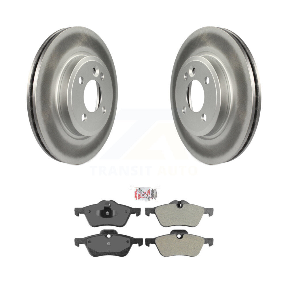 Kit de disques de frein à disque avec revêtement avant et plaquettes semi-métalliques pour Mini Cooper