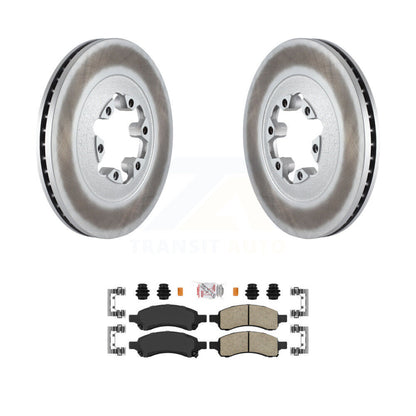 Rotors de frein à disque à revêtement avant, Kit de plaquettes en céramique pour Chevrolet Colorado GMC Canyo