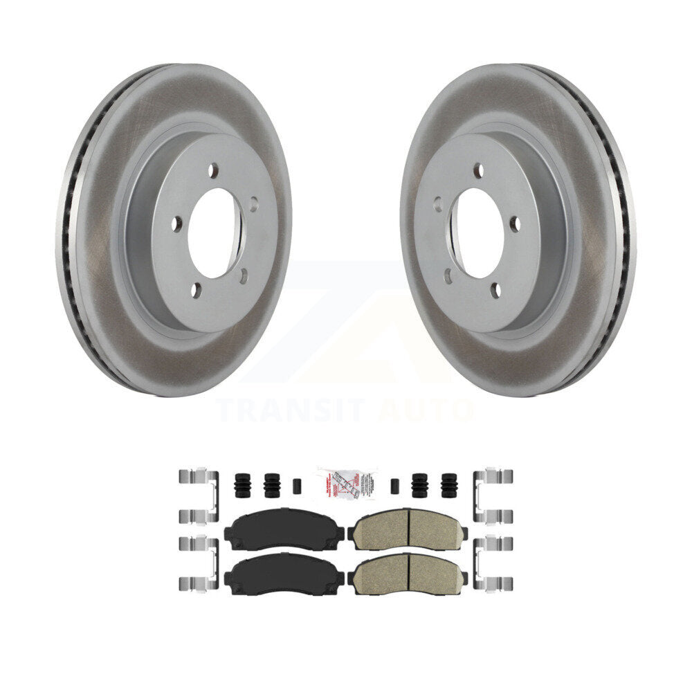 Rotor de frein à revêtement avant et Kit de plaquettes en céramique pour Ford Explorer Mercury Mountainee