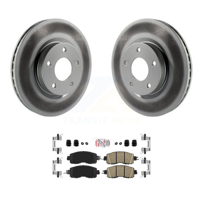 Kit de rotors de frein à disque à revêtement avant et de plaquettes en céramique pour Nissan Altima KGA-10093