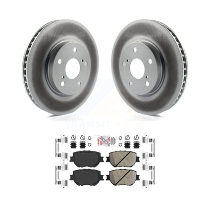 Kit de rotors de frein à disque à revêtement avant et de plaquettes en céramique pour Lexus IS250 KGA-100949