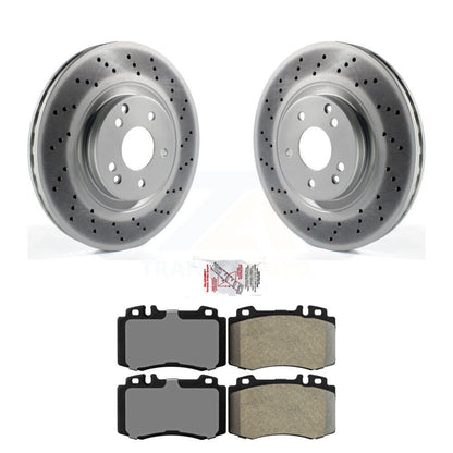 Kit de plaquettes de frein semi-métalliques pour rotors de frein avant, pour Mercedes-Benz C230 SLK350 C32