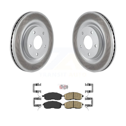 Kit de rotors de frein à disque à revêtement avant et de plaquettes en céramique pour Nissan Juke KGA-100963