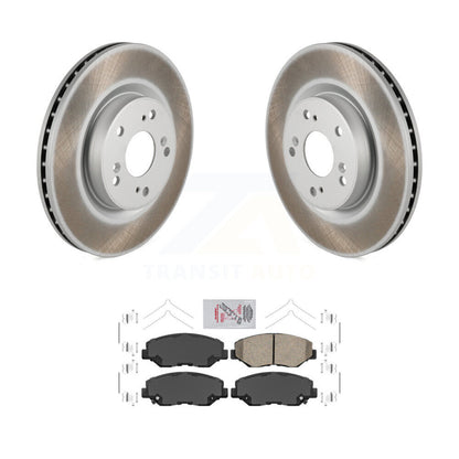 Kit de rotors de frein à disque à revêtement avant et de plaquettes en céramique pour Honda CR-V FW 2012 – 2016