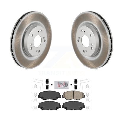 Kit de rotors de frein à disque à revêtement avant et de plaquettes en céramique pour Honda CR-V FW 2012 – 2016