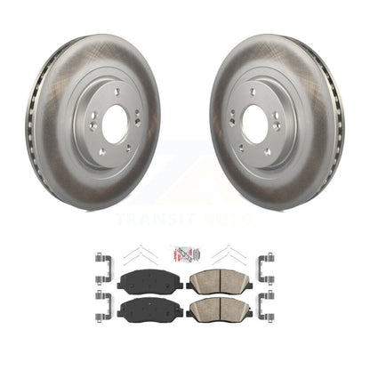 Kit de rotors de frein à disque et de plaquettes en céramique avec revêtement avant, pour Hyundai Santa Fe XL