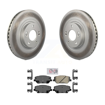 Rotor de frein à disque à revêtement avant et kit de plaquettes en céramique pour Hyundai Santa F 2019 – 2020