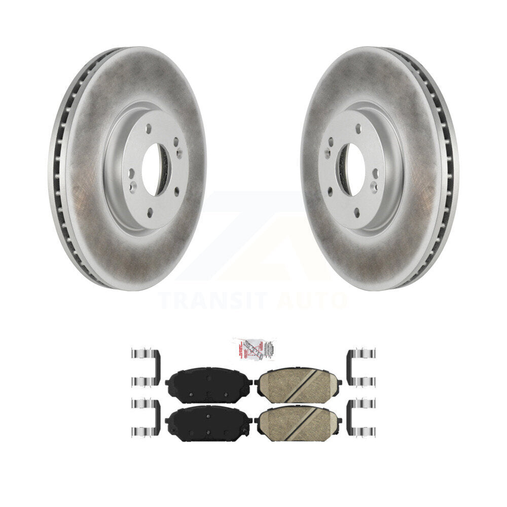 Rotor de frein à disque avec revêtement avant et kit de plaquettes en céramique pour Hyundai Veracru 2007-2012